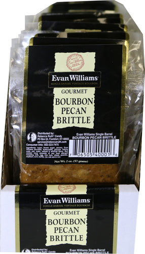 Evan Williams Single Barrel Bourbon Brittle 16 Count Sleeve of 2 oz Bags