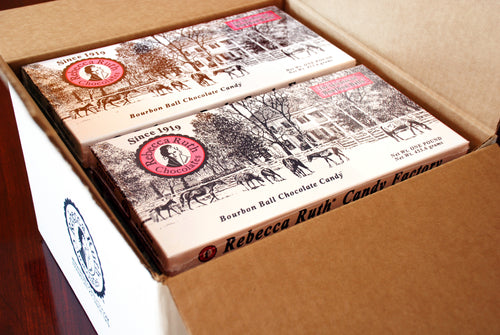 CASE PACK: 12 - 16 oz Boxes of Rebecca Ruth® Bourbon Balls
